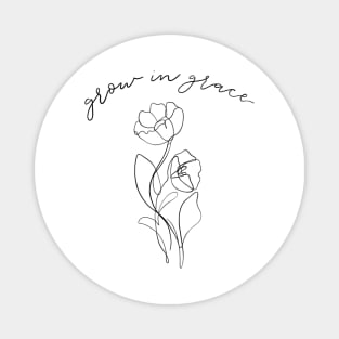 Grow in Grace Magnet